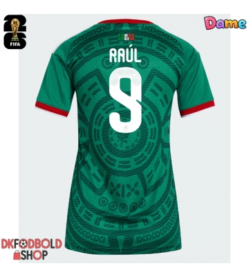 Mexico Raul Jimenez #9 Hjemmebanetrøje Dame VM 2026 Kort ærmer